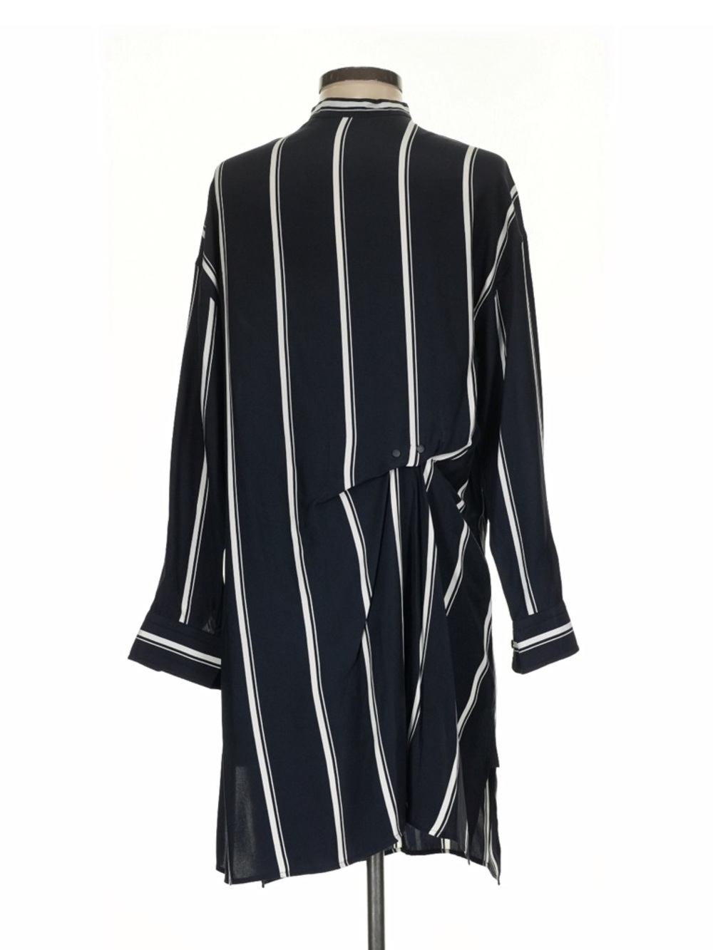 rag & bone Jacklin Dress 100% Silk Asymmetric Striped Shift Dress XS